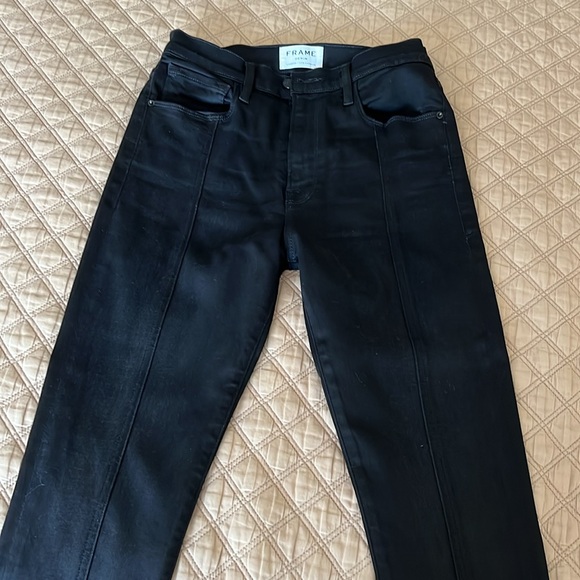 Ali High Rise Skinny in Herring by Frame - Picture 8 of 12